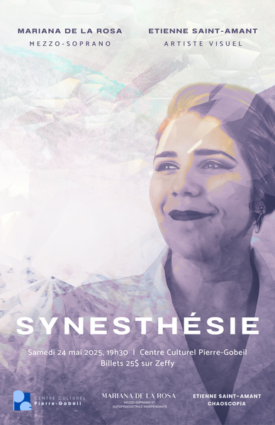 🎶 An immersive show where visual art meets opera — SYNESTHÉSIE, May 24 in Sherbrooke